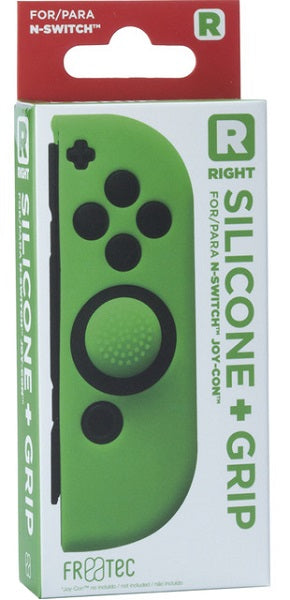 Funda Fr·Tec Silicona + Grip Joy-Con Verde Derecho Funda Fr·Tec Silicona + Grip Joy-Con Verde Derecho